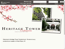Tablet Screenshot of heritagetowercondo.com